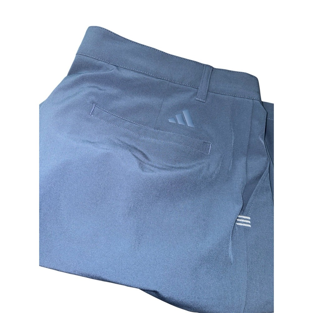 New Adidas Ultimate 365‎ Stretch Golf Shorts 40 Solid Navy Blue 8.5"